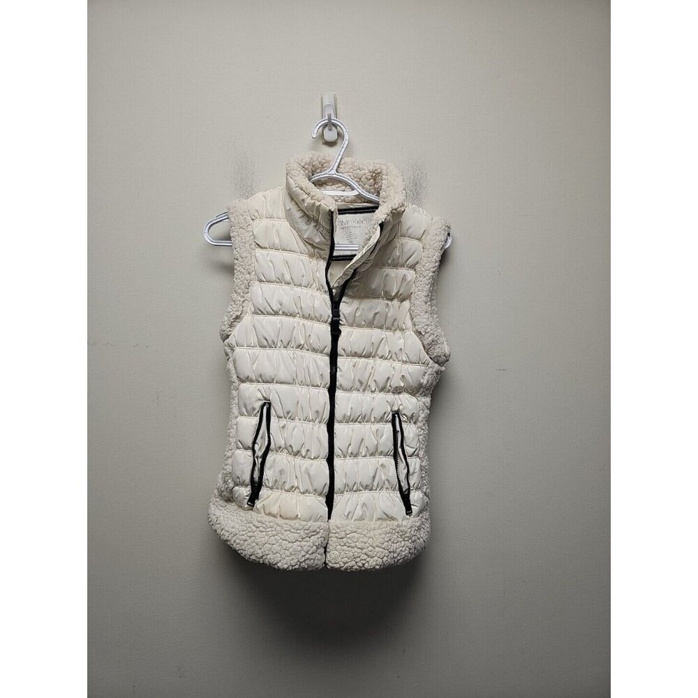 Calvin Klein Sporty Puffer Vest Med Full Zip Pockets